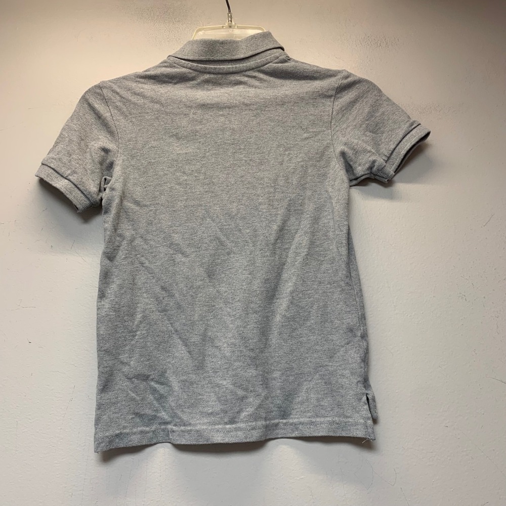 Childrens Place Polo Shirt Boys M 7/8 Gray Excellent Short Sleeve Pique Cotton - Picture 6 of 7